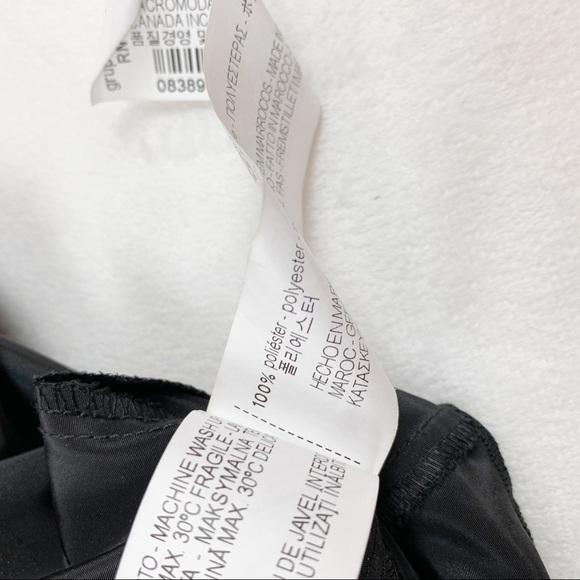 Zara black one shoulder ruffle top - Picture 7 of 8